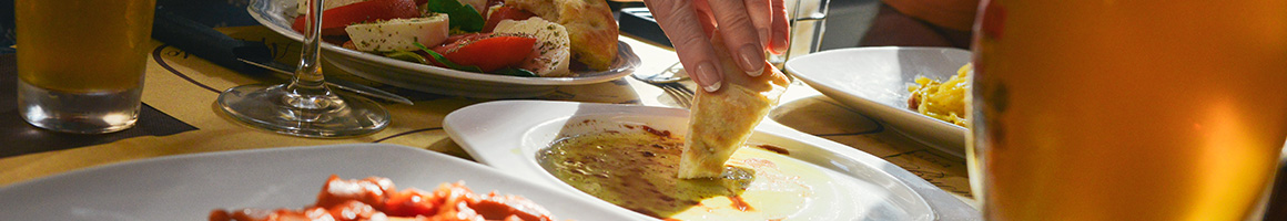 Eating Deli at Garden Deli restaurant in Garden Grove, CA.